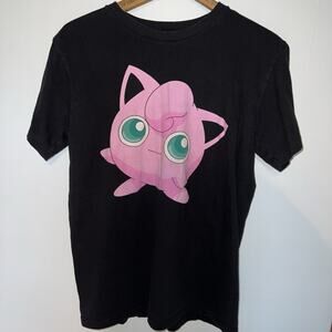 RARE 2013 Jigglypuff Pokemon Welovefine T Shirt Nintendo BLACK MEDIUM Shirt Slee